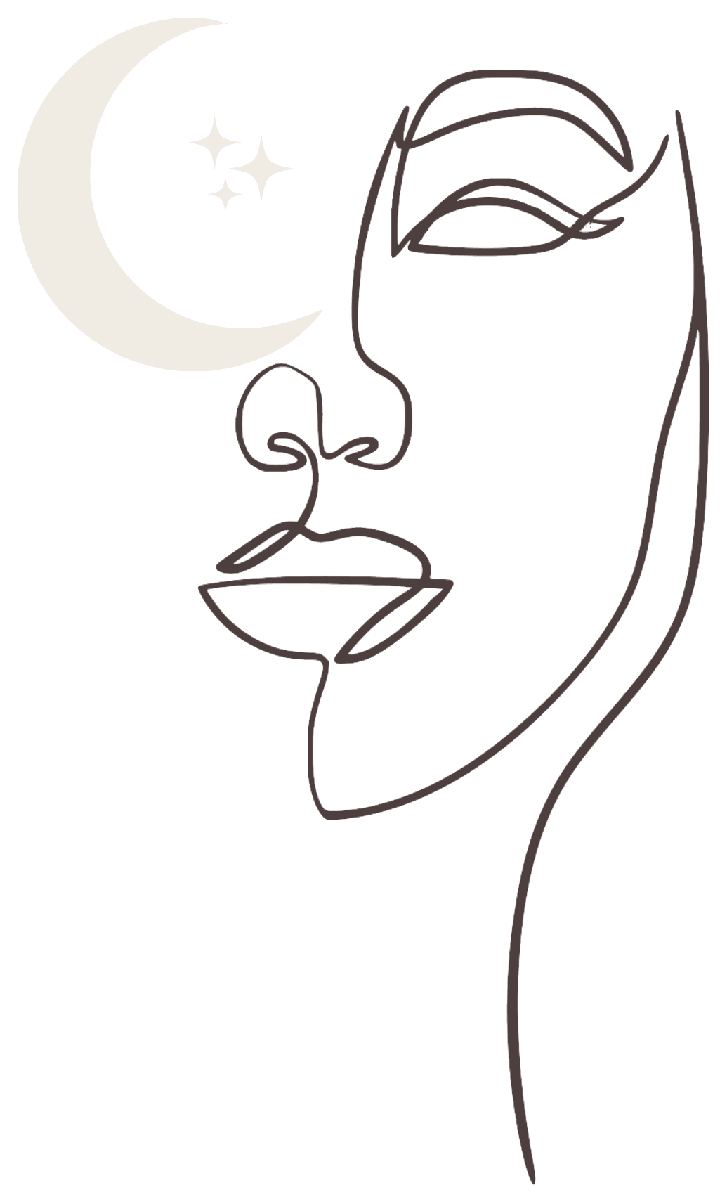 Facial Line Drawing