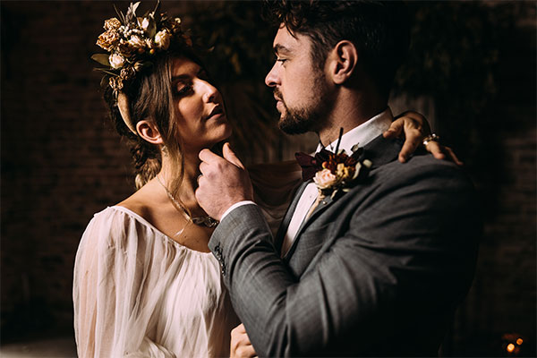 wedding bride & groom